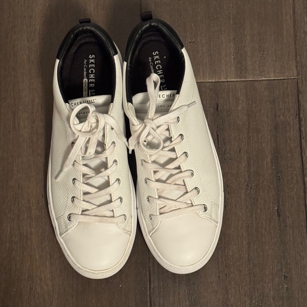 Women's Skechers Street Air Cooled Memory Foam Sneakers - Size 11- White